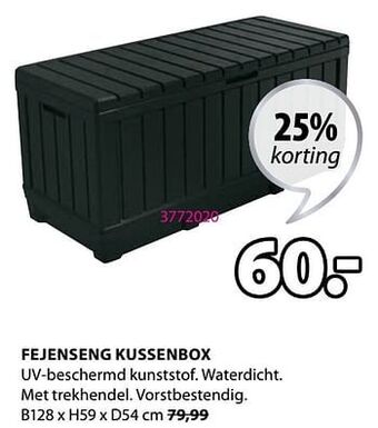 Jysk Fejenseng kussenbox aanbieding