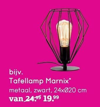 Leen Bakker Tafellamp marnix aanbieding