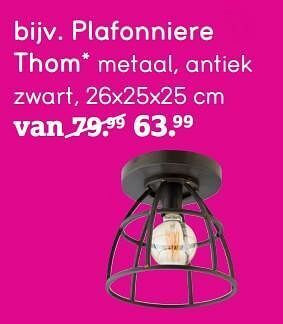 Leen Bakker Plafonniere thom aanbieding