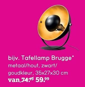Leen Bakker Tafellamp brugge aanbieding