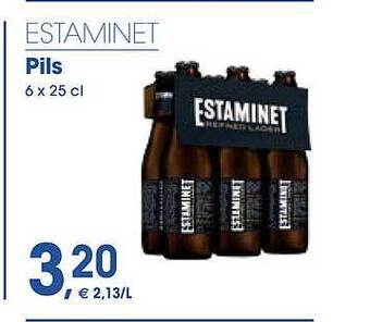 Prik en Tik Estaminet Pils aanbieding