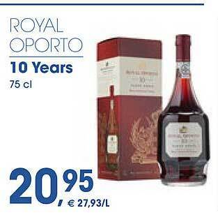 Prik en Tik Royal Oporto 10 Years aanbieding