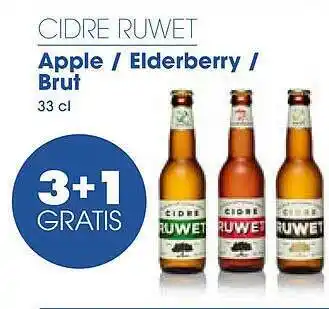 Prik en Tik Cidre Ruwet Apple, Elderberry, Brut aanbieding
