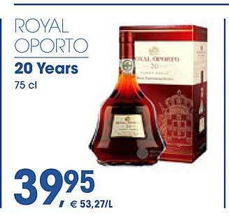 Prik en Tik Royal Oporto 20 Years aanbieding