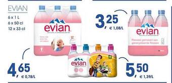 Prik en Tik Evian aanbieding