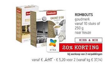 Spar Colruyt Rombouts Goudmerk aanbieding
