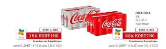 Spar Colruyt Coca-cola aanbieding