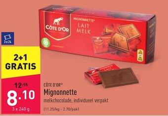 ALDI Cote D'Or Mignonnette aanbieding