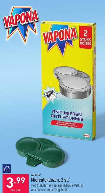 ALDI Vapona Mierenlokdozen, 2 st. aanbieding