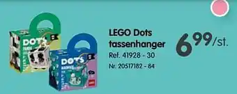 Fun Lego dots tassenhanger aanbieding