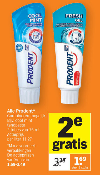Albert Heijn Alle Prodent aanbieding