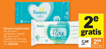 Albert Heijn Pampers babydoekjes aanbieding