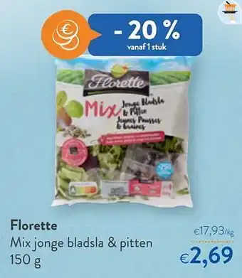 OKay Florette mix jonge bladsla + pitten aanbieding