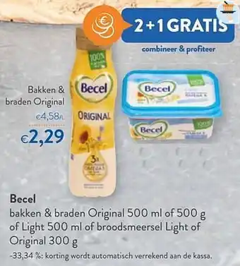 OKay Becel bakken + braden original aanbieding