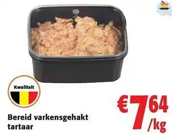 Colruyt Bereid varkensgehakt tartaar aanbieding