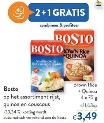 Bosto brown rice + quinoa