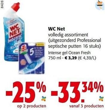 Colruyt Wc net intense gel ocean fresh aanbieding