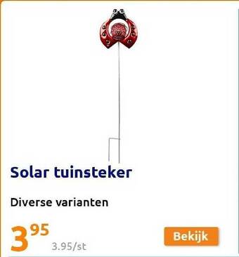 Action Solar Tuinsteker aanbieding