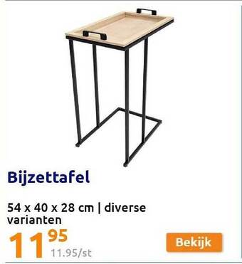 Action Bijzettafel aanbieding