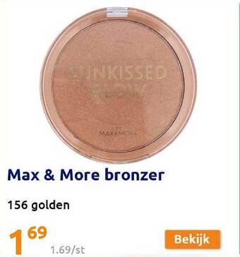 Action Max & More Bronzer aanbieding