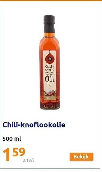 Chili Knoflookolie