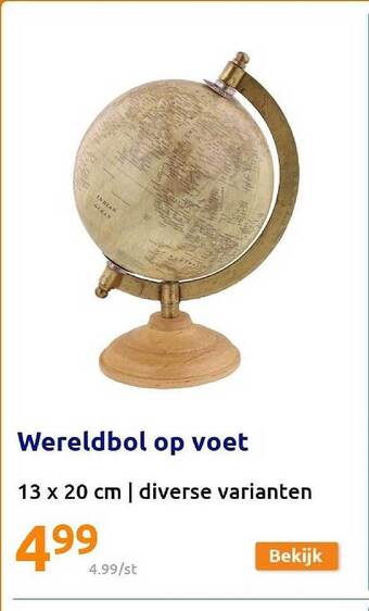 Wereldbol Op Voet