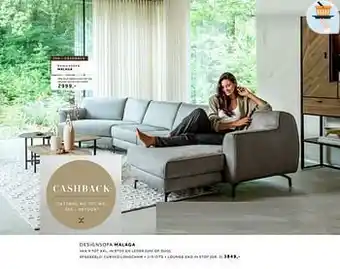 Xooon Designsofa malaga aanbieding