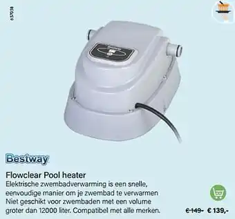 Multi bazar Bestway flowclear pool heater aanbieding