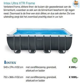 Multi bazar Intex ultra xtr frame aanbieding