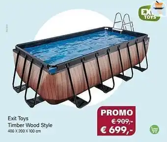 Multi bazar Exit toys timber wood style aanbieding