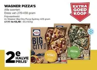 Jumbo Wagner big city pizza sydney 4 aanbieding