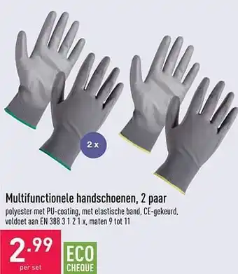 ALDI Multifunctionele handschoenen aanbieding