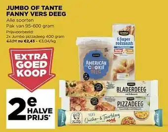 Jumbo pizzadeeg