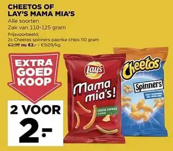 Cheetos spinners paprika chips