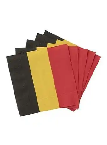 HEMA HEMA 20-pak Servetten 24 X 24 Cm (multi) aanbieding