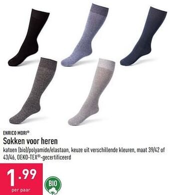 ALDI Sokken voor heren aanbieding