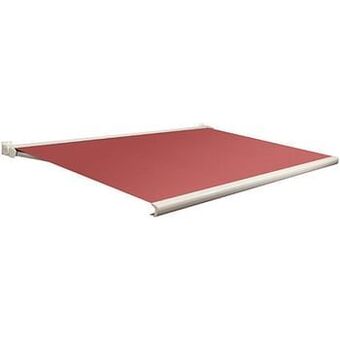 Brico Domasol zonnetent elektrisch met afstandsbediening ’Factor 20-C’ rood 450 x 250 cm aanbieding
