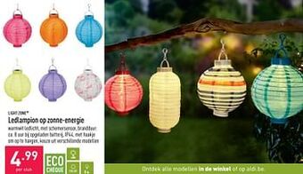 ALDI Ledlampion op zonne-energie aanbieding