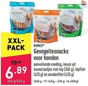 ALDI Gevogeltesnacks voor honden aanbieding