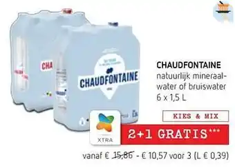 Chaudfontaine natuurlijk mineraalwater of bruiswater