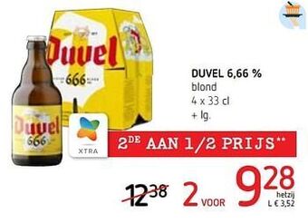 Spar Colruyt Duvel blond aanbieding