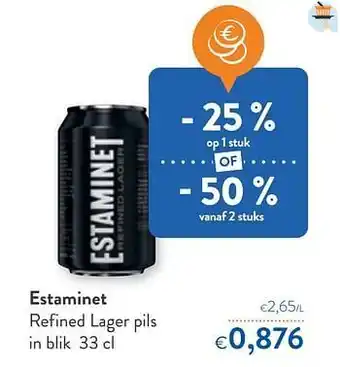 OKay Estaminet refined lager pils aanbieding