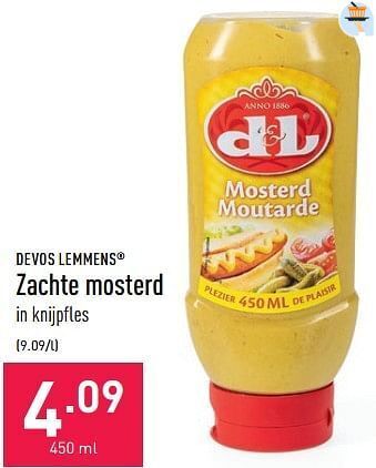 ALDI Zachte mosterd aanbieding