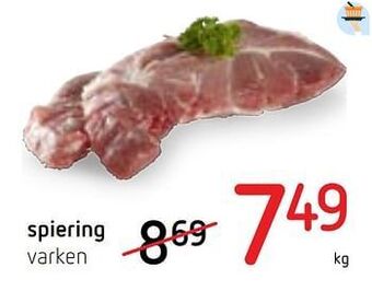 Spar Colruyt Spiering varken aanbieding