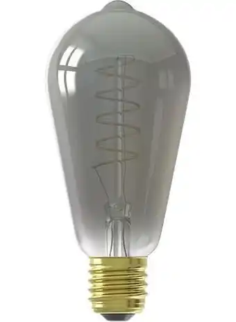 HEMA HEMA LED Lamp 4W - 100 Lm - Edison - Titanium (grijs) aanbieding