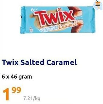 Action Twix salted caramel aanbieding