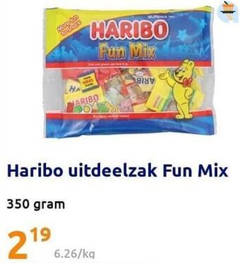 Action Haribo uitdeelzak fun mix aanbieding