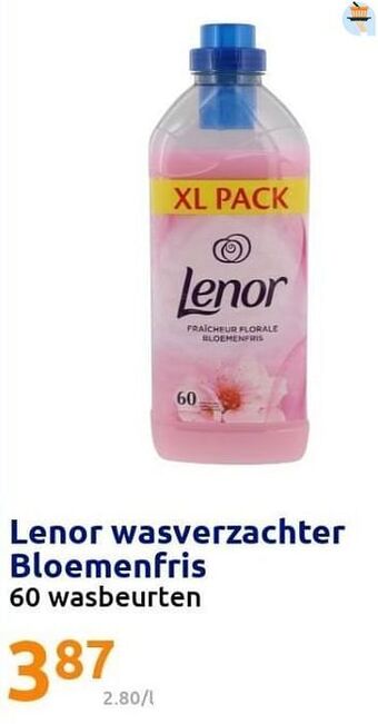 Action Lenor wasverzachter bloemenfris aanbieding