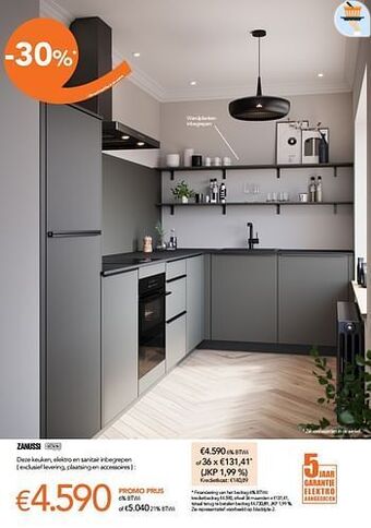 Eggo Deze keuken, elektro en sanitair inbegrepen aanbieding