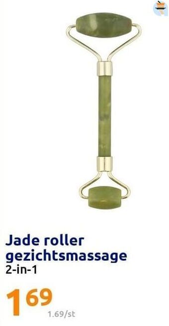 Jade roller gezichtsmassage